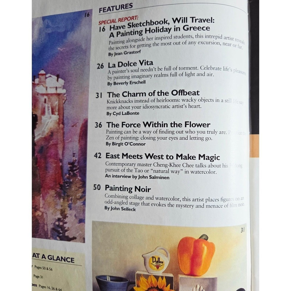 6 Watercolor Magic Magazines 1998-2004 Art Instruction Painting Techniques Lot - Picture 6 of 13